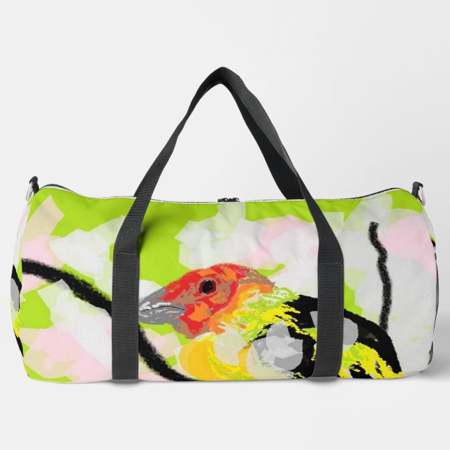 Sac Duffel : Tanagers Oiseau nord-américain (Recto)