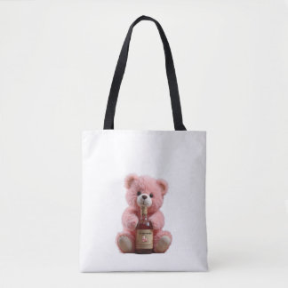Sac écologique avec l'amour d'un ours en peluche i