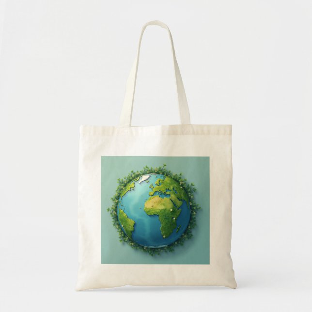 Sac écologique Earth-Design - Un petit pas pour la (Devant)
