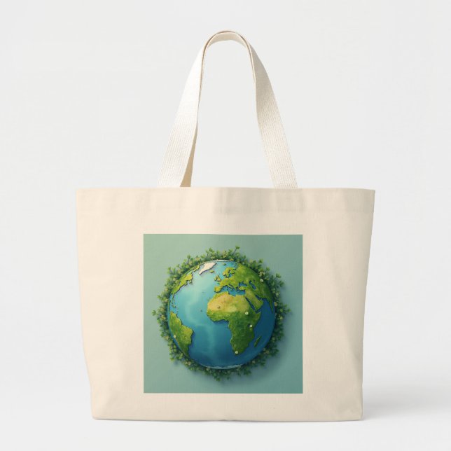 Sac écologique Earth-Design - Un petit pas pour la (Devant)