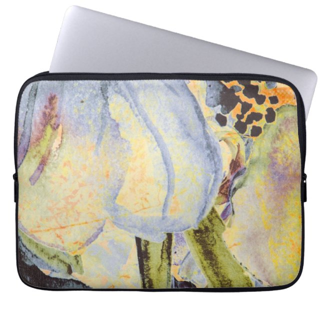 Sac électronique à fleurs | Zazzle_Growshop. (Devant)