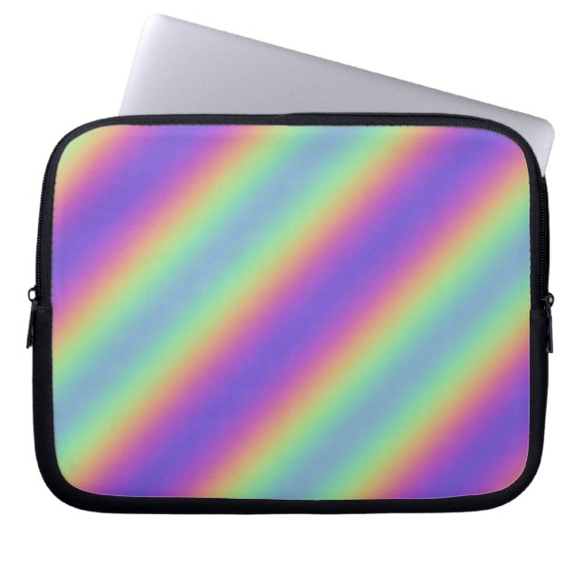 Sac électronique à rayure arc-en-ciel Neon (Devant)