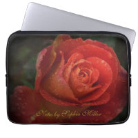 Sac Électronique Botanique Rose Rouge Foncé Élégan