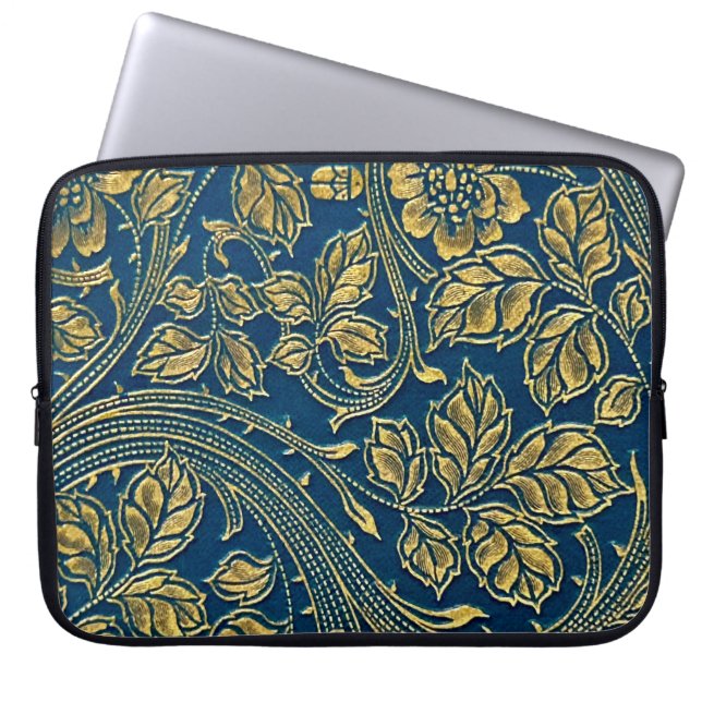 Sac électronique Golden Blossom Elegance (Devant)