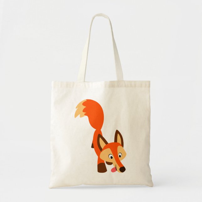 Sac en Fox de dessin curieux (Devant)