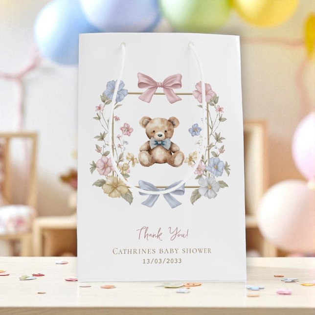 Sac en Merci de Baby shower en  Pastel (Créateur téléchargé)