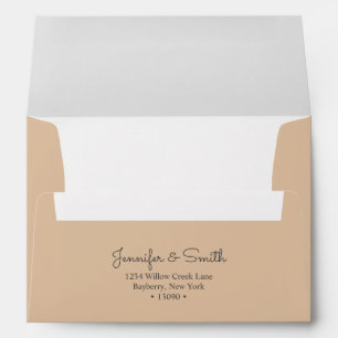 Sac en papier Enveloppe A7 ton minimaliste & invit