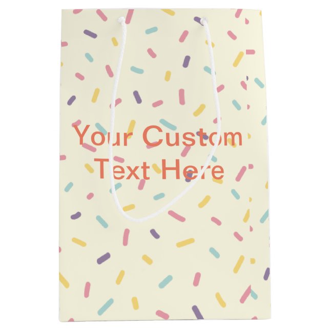 Sac en papier personnalisé, Sac en papier cadeau p (Devant)