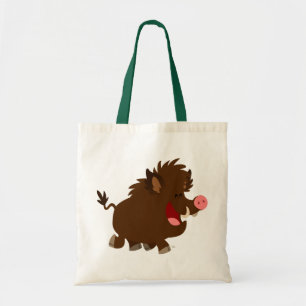Sac en sanglier mignon en caricature