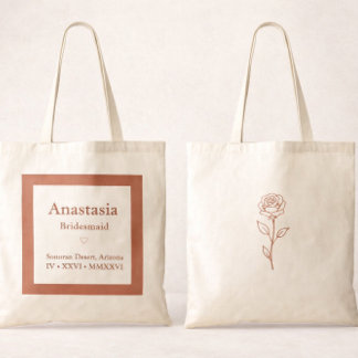 Sac en terre cuite de bienvenue pour mariage avec 