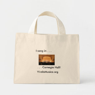 Sac en toile Carnegie Hall