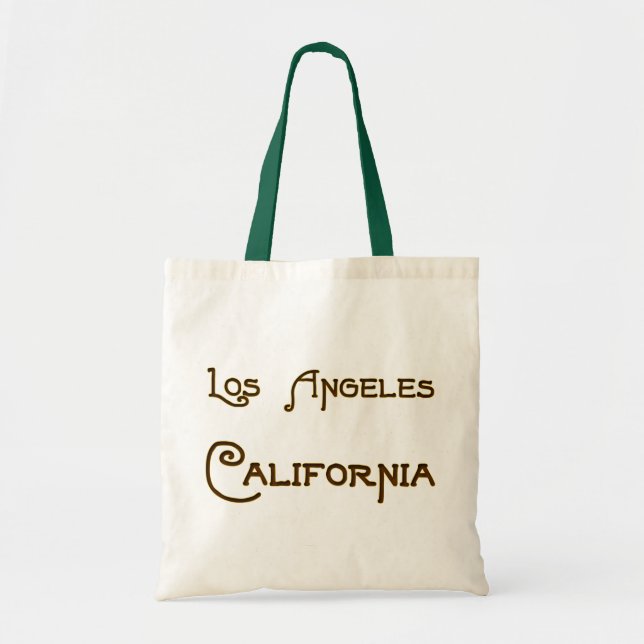 Sac en toile de logo Los Angeles California Deco (Devant)