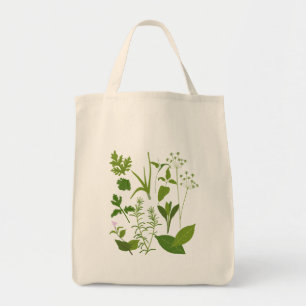 Sac en toile d'herbes