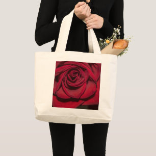 Sac en toile Jumbo Rose rouge