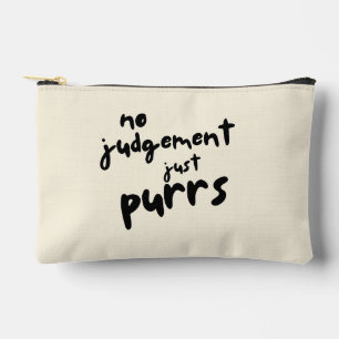 Sac en typographie noire 'Pas de jugement, juste d