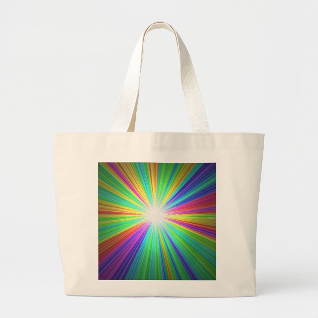 Sac enorme d'arc-en-ciel de Fourre-tout par le (Devant)