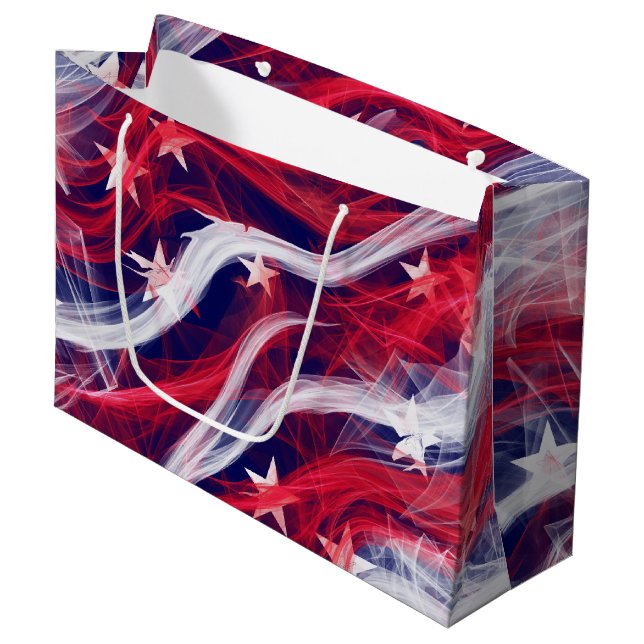 Sac fait sur commande de cadeau de drapeau (Devant Angle)
