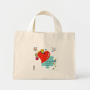 Sac Fière maman d'un fils autiste Mini Tote Bag