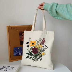 Sac fleur sauvage, cadeau d'anniversaire floral po