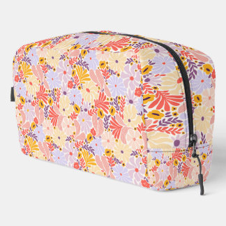 Sac floral d'inspiration vintage en rose et violet