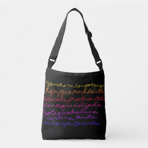Sac foncé de chaussure de tango