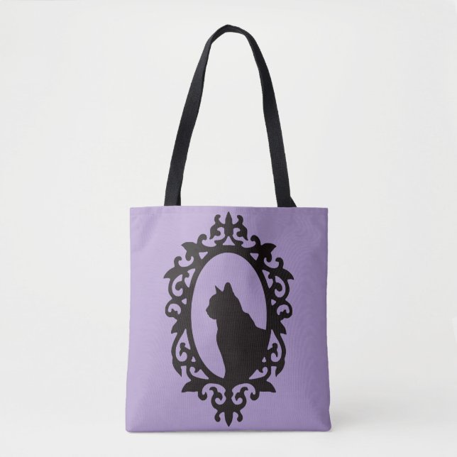 Sac fourre gothique chat victorien (Devant)