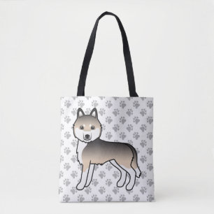 Sac fourre Sable Siberian Husky Cartoon Chien & Pa