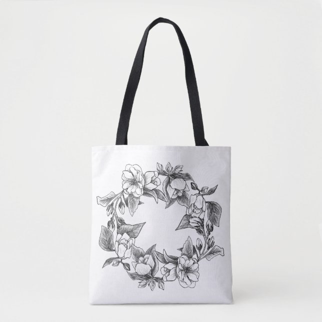 Sac fourre-tout С ouronne de jasmin (Devant)