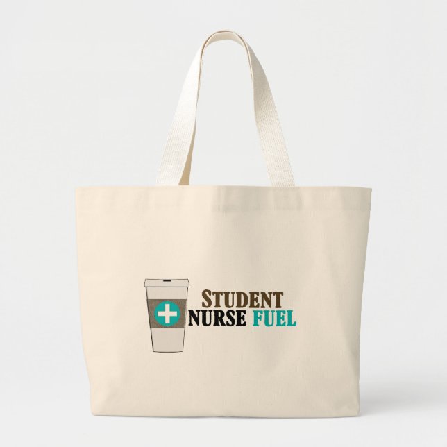 Sac fourre-tout à amant de café d'élève-infirmière (Devant)