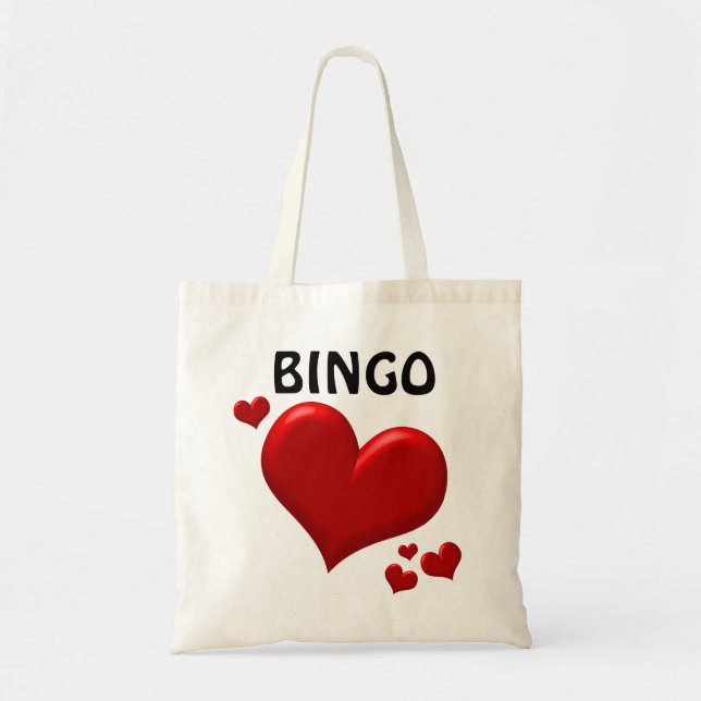 Sac fourre-tout à amour de bingo-test (Devant)