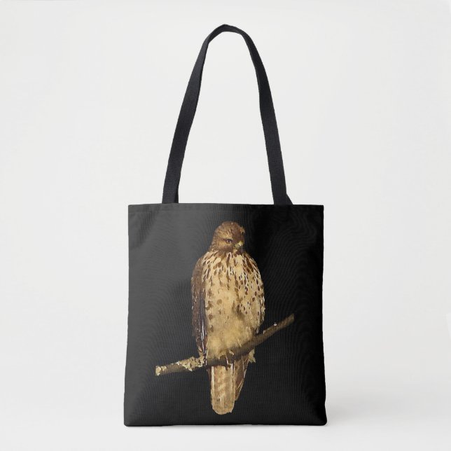 Sac fourre-tout à animal d'oiseau de faucon coupé (Devant)