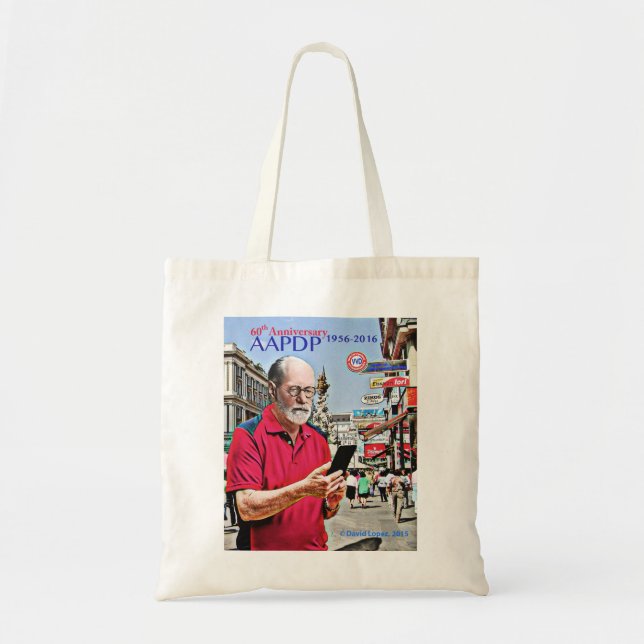 Sac fourre-tout à anniversaire d'AAPDP soixantième (Devant)