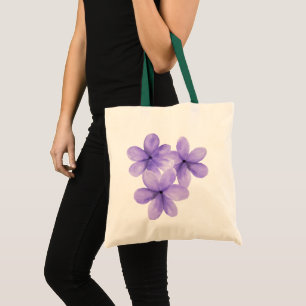 Sac fourre-tout à aquarelle blanche personnalisée