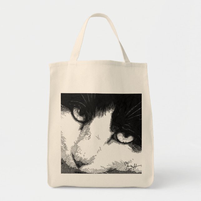 Sac fourre-tout à art de chat (Devant)