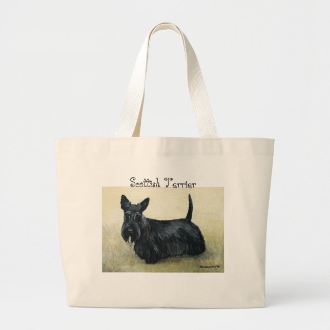 Sac fourre-tout à art de chien "de Terrier (Devant)