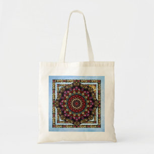 Sac fourre-tout à art de kaléidoscope de fenêtr
