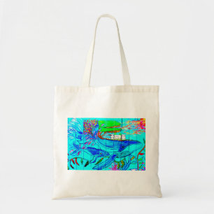 sac fourre-tout à baleines de bosse