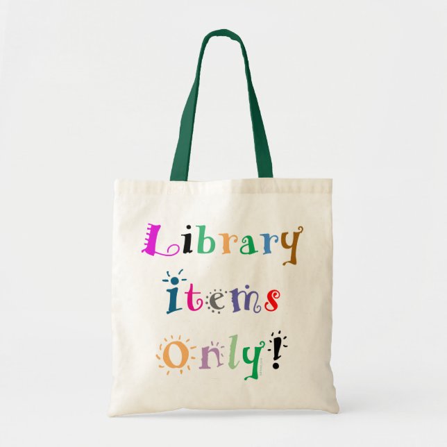 Sac fourre-tout à bibliothèque (Devant)