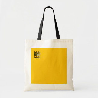 Sac fourre-tout à bloc de couleur minimal – Blah B
