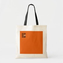 Sac fourre-tout à bloc de couleur minimal – Blah B