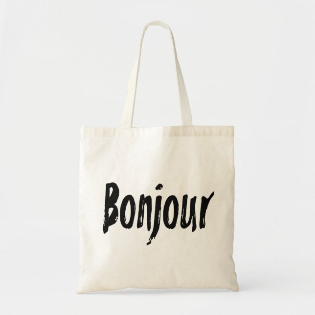 Sac fourre-tout à Bonjour (Devant)