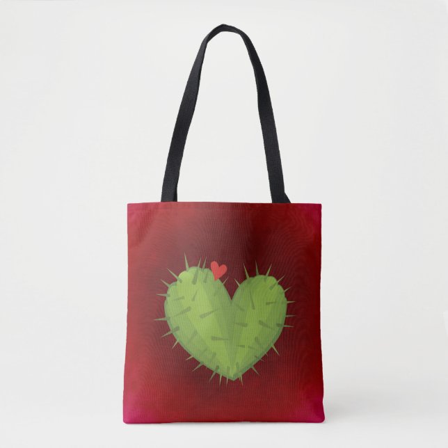 Sac fourre-tout à cactus d'amour (Devant)