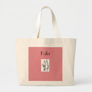 Sac fourre-tout à chaussures de ballet de danseuse