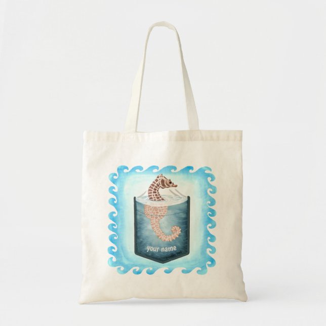 Sac fourre-tout à cheval de mer de poche (Devant)
