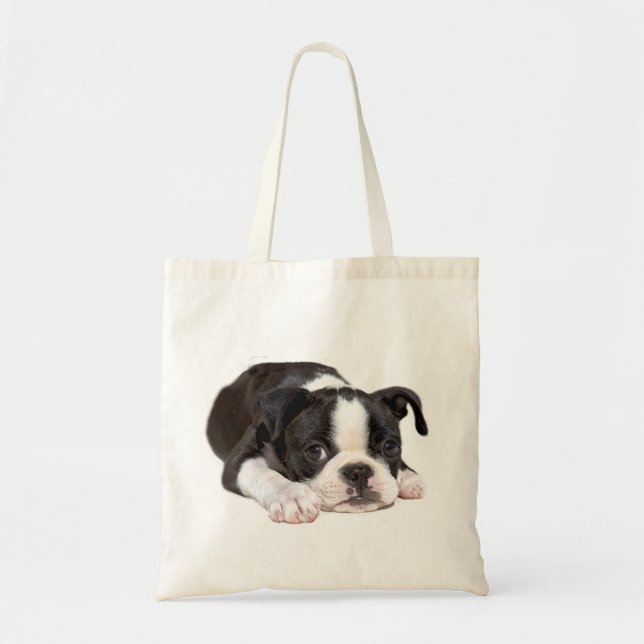 Sac fourre-tout à chiot de Boston Terrier (Devant)