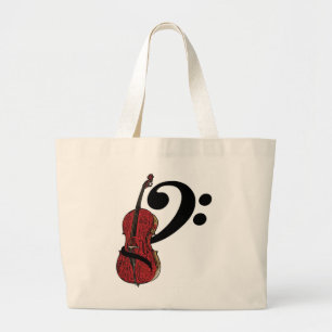 Sac fourre - tout à clef de violoncelle
