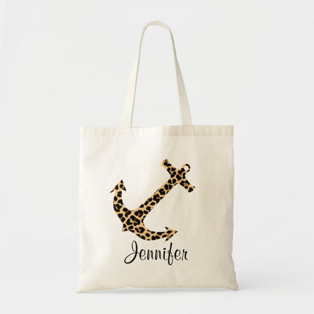 Sac fourre-tout à coutume d'Ancre d'empreinte de (Devant)
