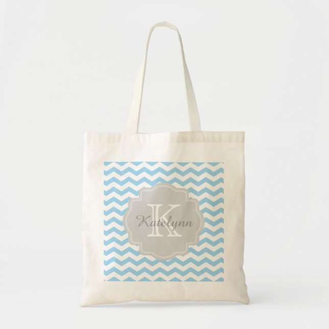 Sac fourre-tout à coutume de zigzag de Chevron de (Devant)