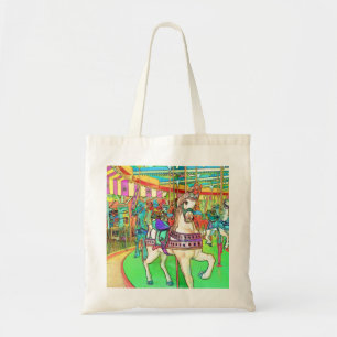 Sac fourre-tout à croquis de couleur de carrousel