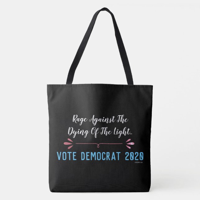 Sac fourre-tout à Démocrate 2020 de vote grand (Devant)